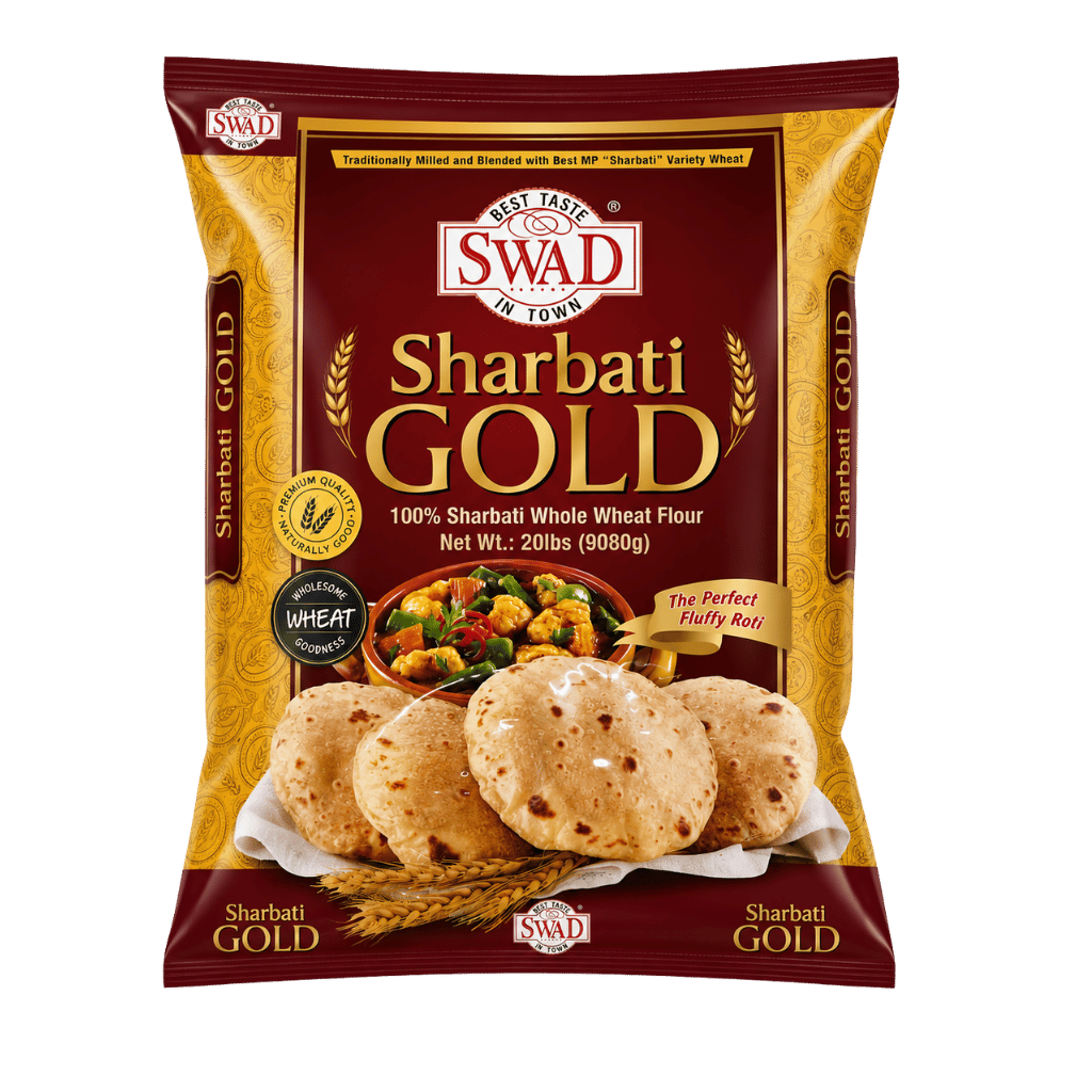 Swad Swad Sharbati Gold Atta 20 lb buy online USA - 1